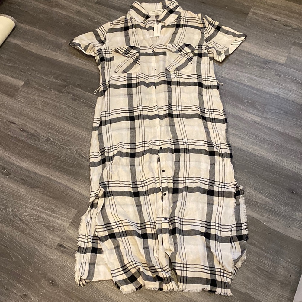 Cloth and Stone for Anthropologie shirt dress. NWT XL